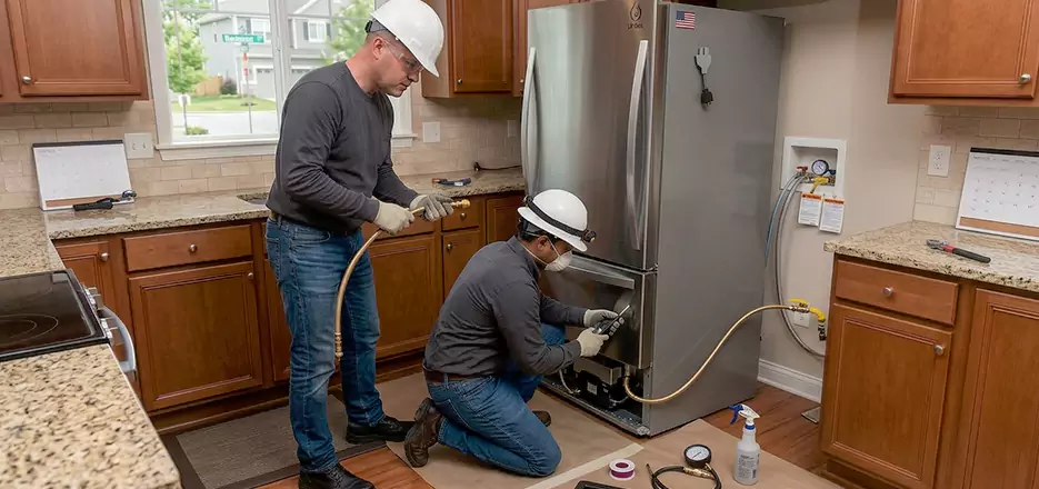 Propane Refrigerator Installation in Somerville